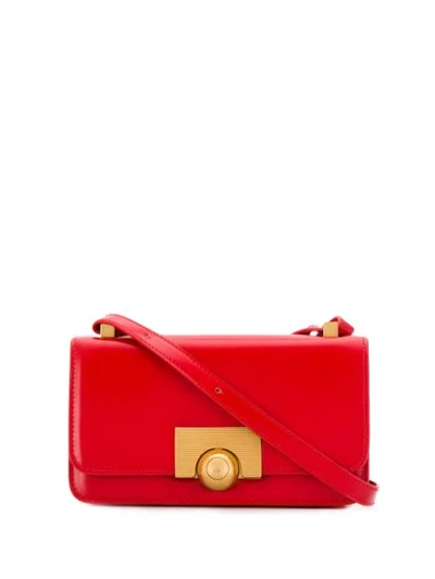 Shop Bottega Veneta Mini Bv Classic Shoulder Bag In Red