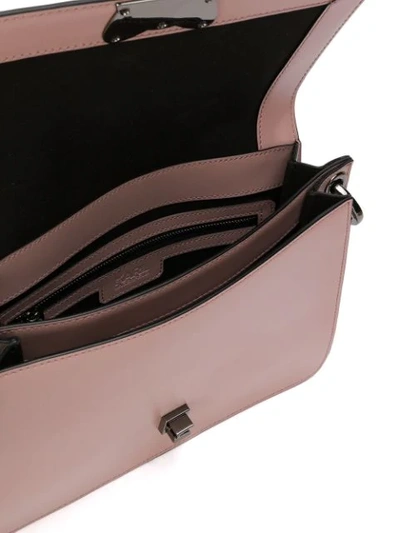 Shop Karl Lagerfeld K/katlock Shoulder Bag In Pink