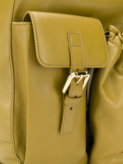 Shop Jacquemus Oversized Shoulder Bag In Green