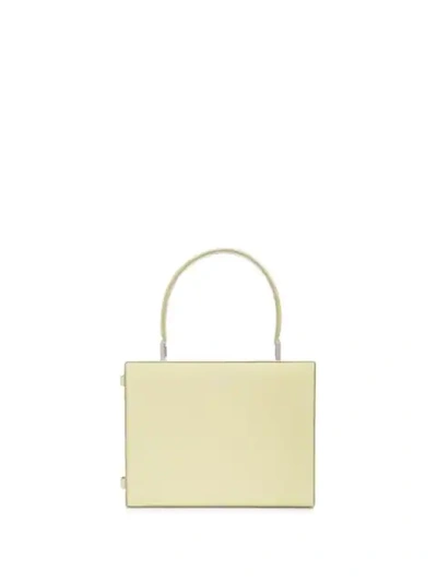 Shop Jil Sander Top Handle Handbag In Green