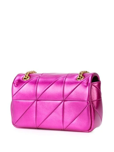 Shop Saint Laurent Jamie Monogram Shoulder Bag In Pink