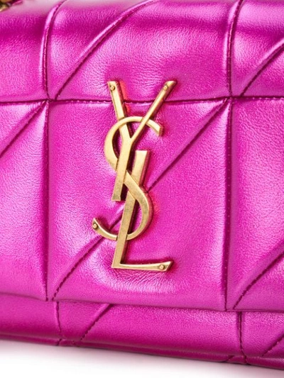 Shop Saint Laurent Jamie Monogram Shoulder Bag In Pink