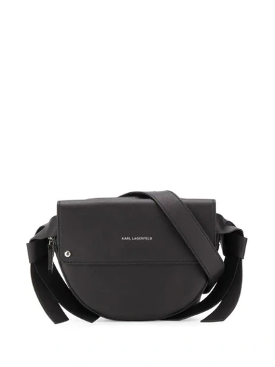 Shop Karl Lagerfeld K/ikon Belt Bag In Black