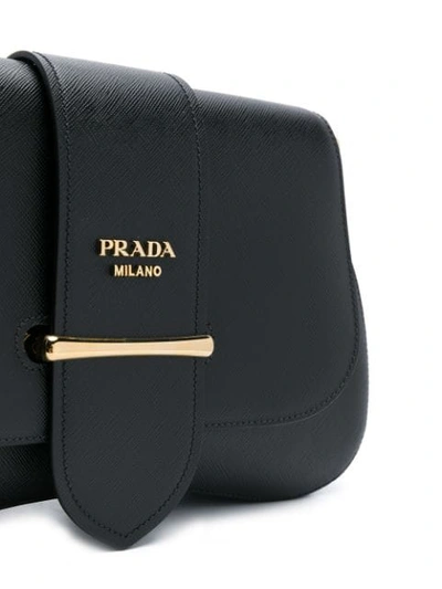 Shop Prada Sidonie Shoulder Bag In Black