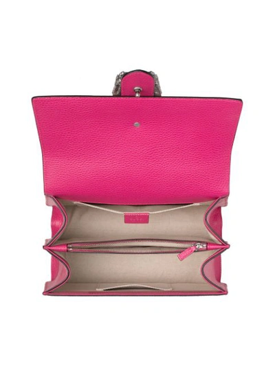 Shop Gucci Dionysus Medium Top Handle Bag In Pink