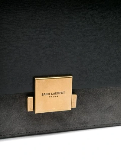 Shop Saint Laurent Large Bellechasse Shoulder Bag In Black