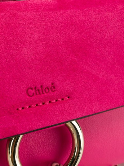 Shop Chloé Faye Small Shoulder Bag - Pink