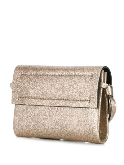 Shop Valentino Vring Belt Bag In Gold