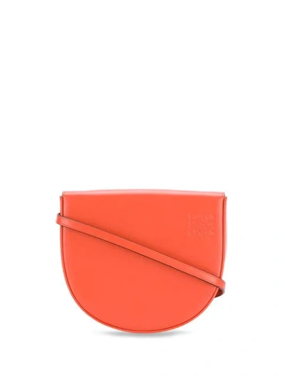 Shop Loewe Heel Belt Bag In Orange