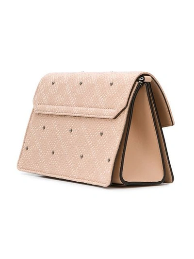 Shop Givenchy 4g Quilted Small Gv3 Bag In Pink