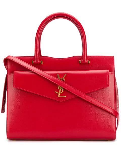 Saint Laurent Uptown Handtasche In Red Modesens