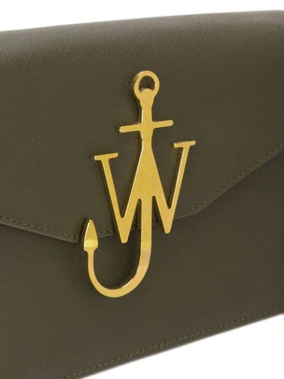 Shop Jw Anderson Logo Purse - Green