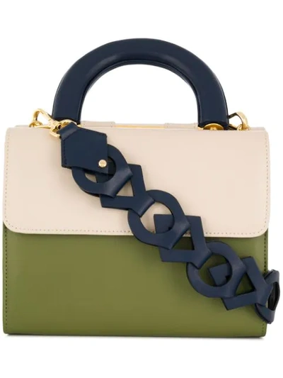 Shop Ame Moi Claudia Tote In Green