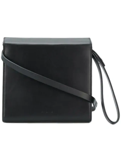 Shop Aesther Ekme Square Clutch Bag In Black