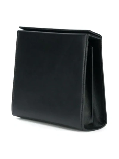 Shop Aesther Ekme Square Clutch Bag In Black