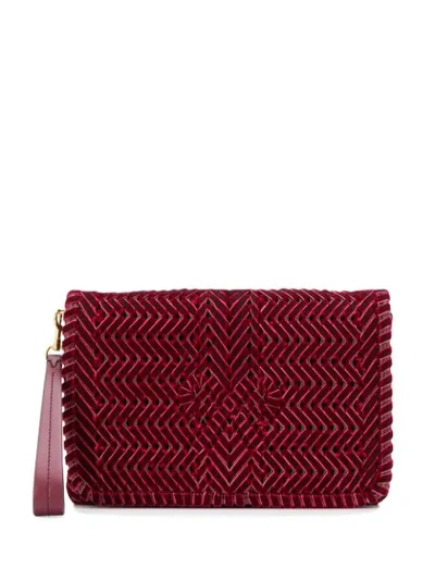 Shop Anya Hindmarch Nesson Cross Body Bag In Red