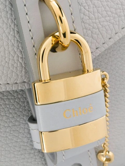 Shop Chloé Aby Tote In Blue