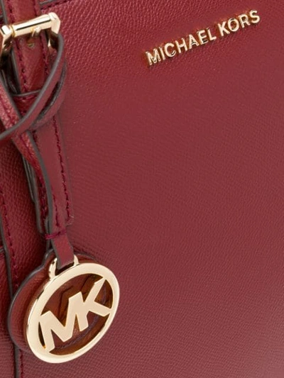 Shop Michael Michael Kors 'jet Set' Handtasche In Red