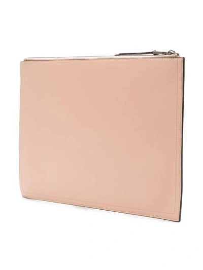Shop Givenchy 4g Large Pouch In Neutrals