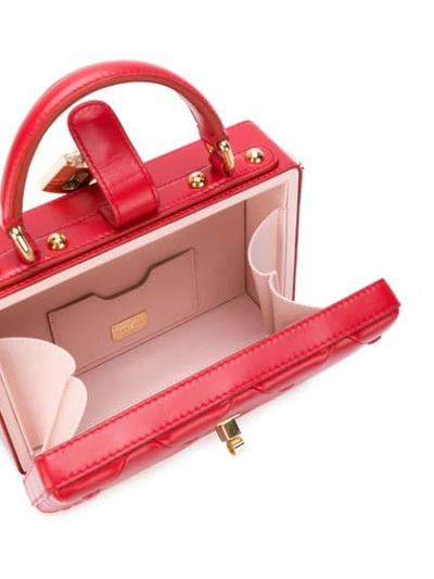 Shop Dolce & Gabbana Dolce Box Shoulder Bag In Red