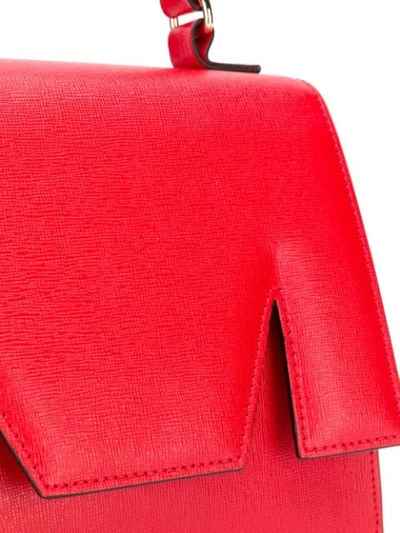 Shop Msgm Size M Tote In Red