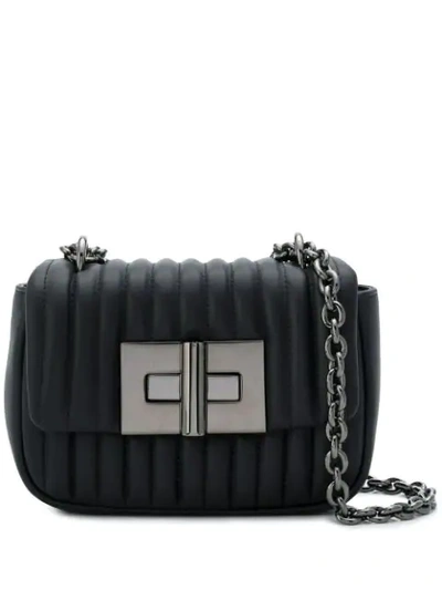 Shop Tom Ford Mini Natalia Crossbody Bag In Black