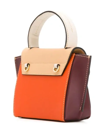 Shop Atp Atelier Montalcino Mini Tote In Multicolor