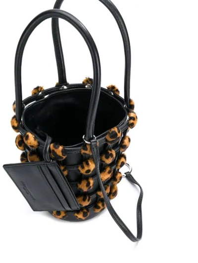 Shop Alexander Wang Roxy Cage Bucket Bag In Black