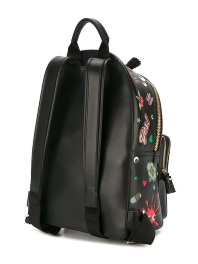 Shop Anya Hindmarch 'all Over Stickers' Backpack In Black