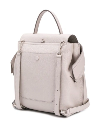 Shop Tod's Wave Backpack In Grey