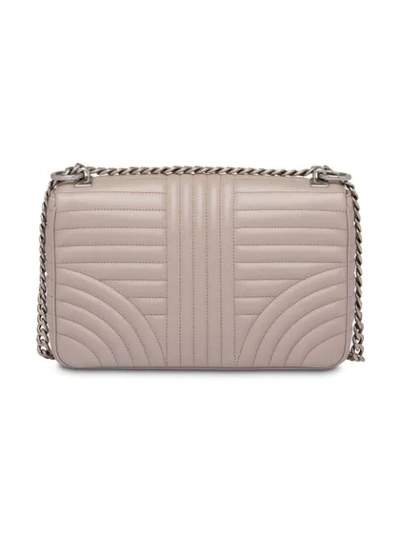 Shop Prada 'diagramme' Schultertasche In Neutrals