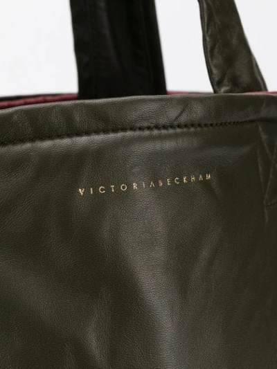 Shop Victoria Beckham Sunday Tote Bag In Green