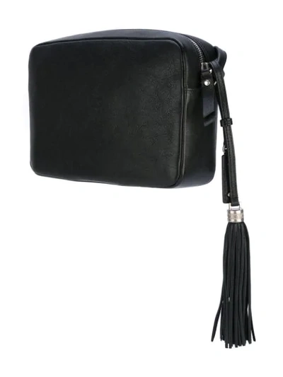 Shop Saint Laurent Small Monogram Lou Camera Bag In Black