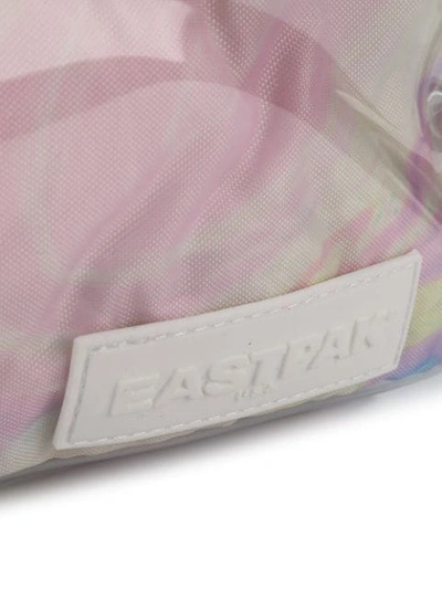 Shop Eastpak Transparent Back Pack In Pink