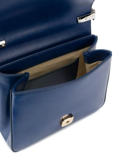 Shop Chloé C Shoulder Bag In Blue