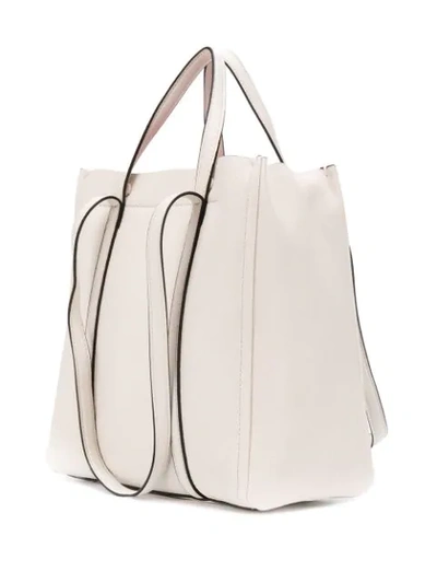 Shop Marc Jacobs The Tag Tote Bag In White