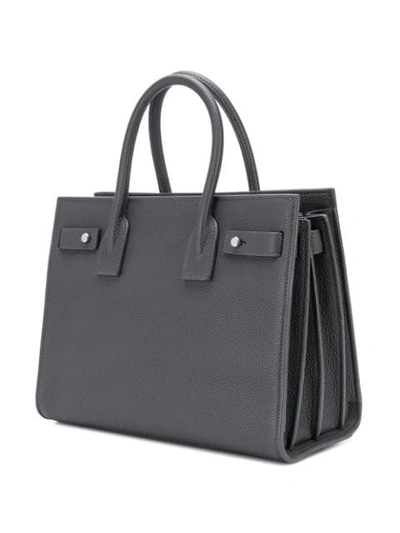 Shop Saint Laurent Baby Sac De Jour Tote - Grey