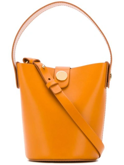 Shop Sophie Hulme Nano Swing Bucket Bag In Orange