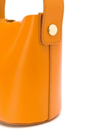 Shop Sophie Hulme Nano Swing Bucket Bag In Orange