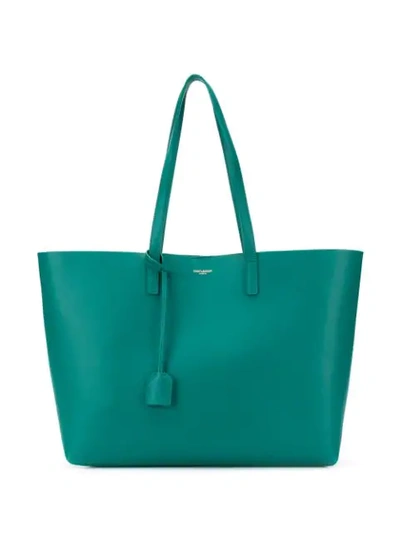 Shop Saint Laurent Shopping Bag  In 4409 Green