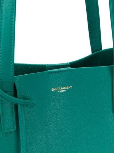 Shop Saint Laurent Shopping Bag  In 4409 Green