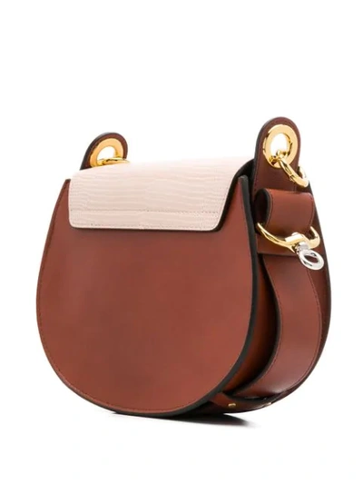 Shop Chloé Croc Effect Hobo Handbag In Brown