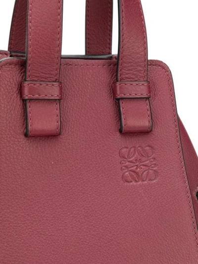 Shop Loewe Hammock Small Handbag In Red