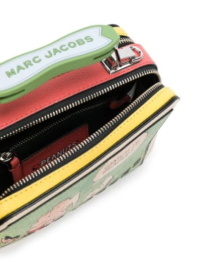 Shop Marc Jacobs X Peanuts® Print Box Bag In Yellow