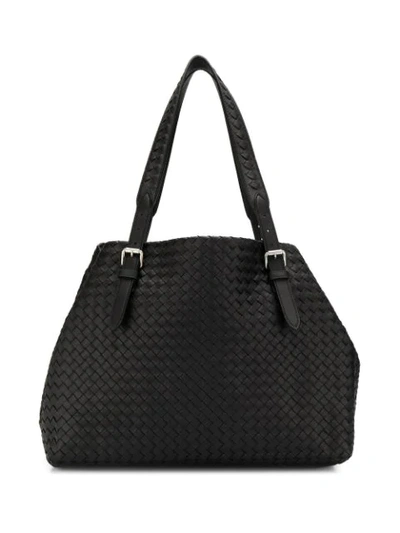 Shop Bottega Veneta Medium Cesta Tote In Black