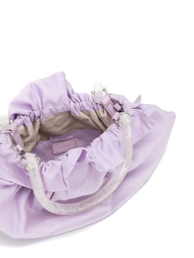 Shop Cafuné 'lily' Handtasche In Purple