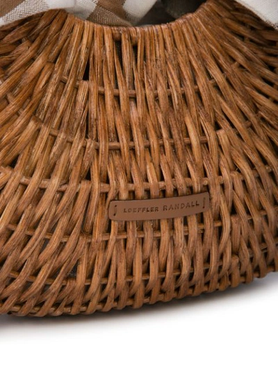 Shop Loeffler Randall Lorna Basket Bag In Brown