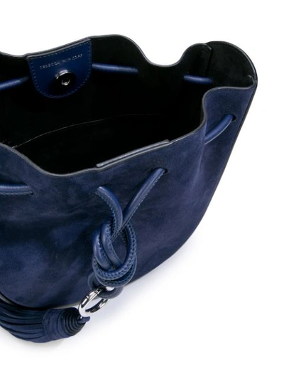 Shop Rebecca Minkoff Cross Body Bucket Bag In Blue
