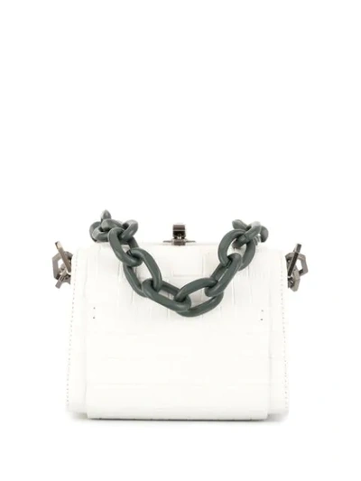 Shop The Volon 'po Cube' Handtasche In White