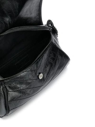 Shop Saint Laurent Niki Bb Shoulder Bag In Black